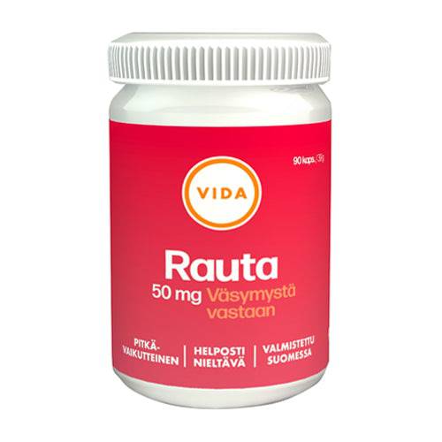 Vida Rauta 50 mg - Pitkävaikutteinen 90 kaps. - Sinunapteekki.fi