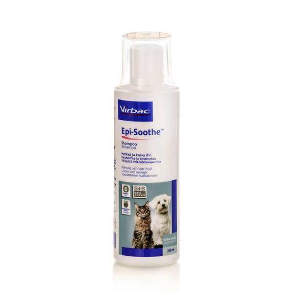 Virbac Epi-Soothe Hellävarainen Kaurashampoo koirille ja kissoille 250 ml - poistuu