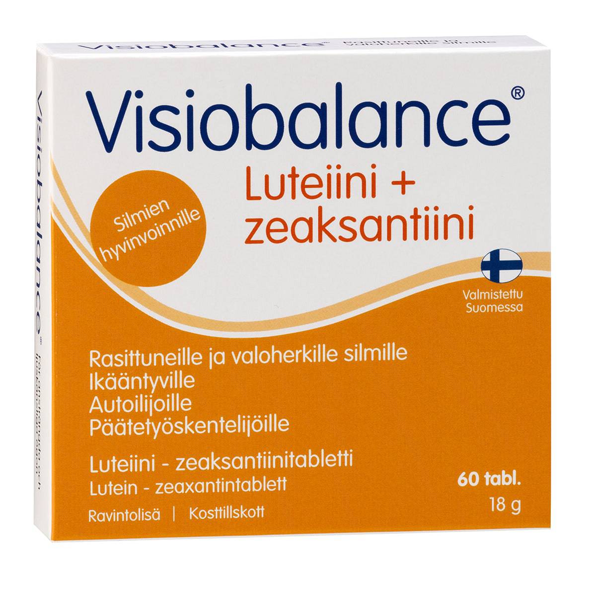 Visiobalance 60 tabl. - Huom! Pakkaus vaurioitunut, tuote käyttökelpoinen