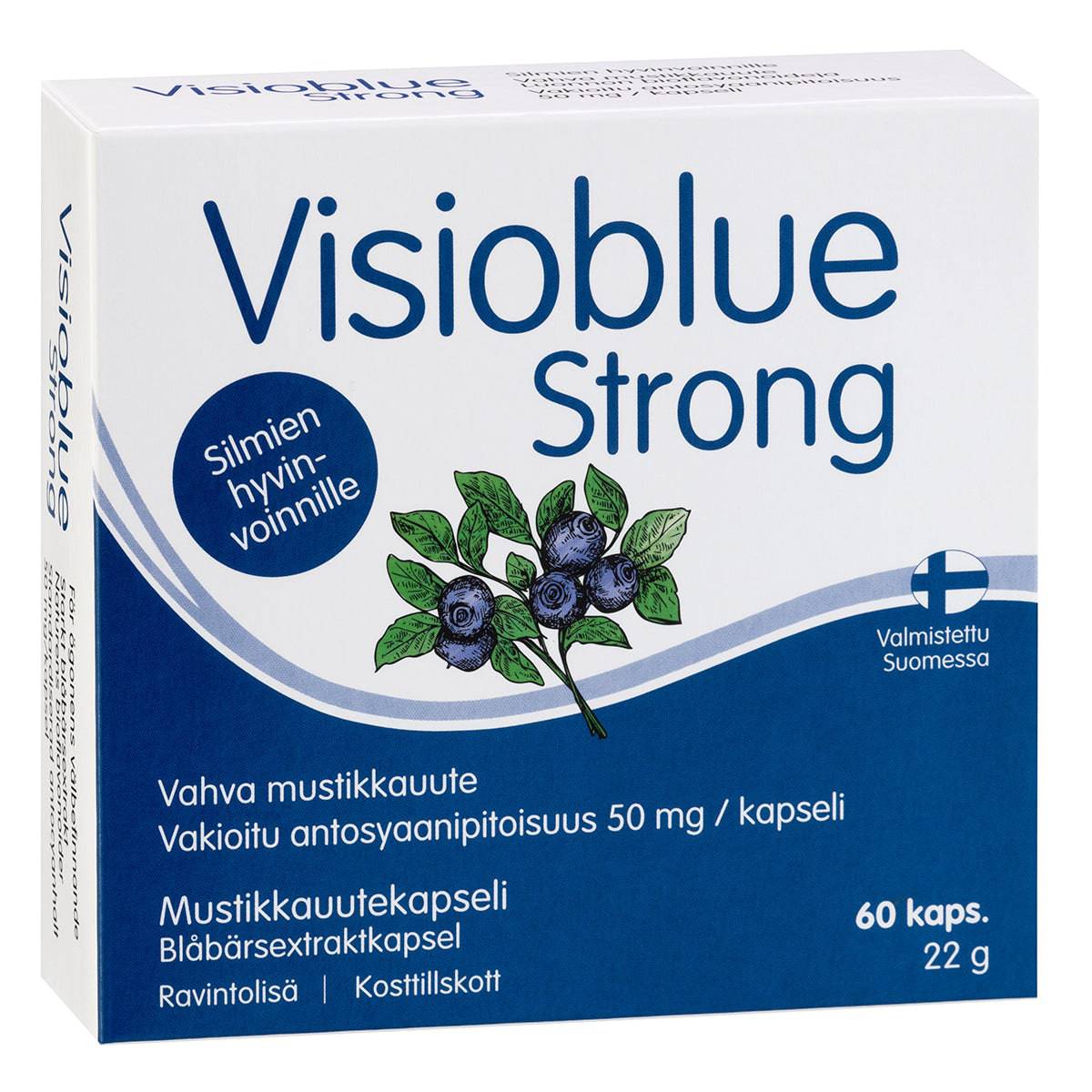 Visioblue Strong - Mustikkauutekapseli 60 kaps. - Sinunapteekki.fi