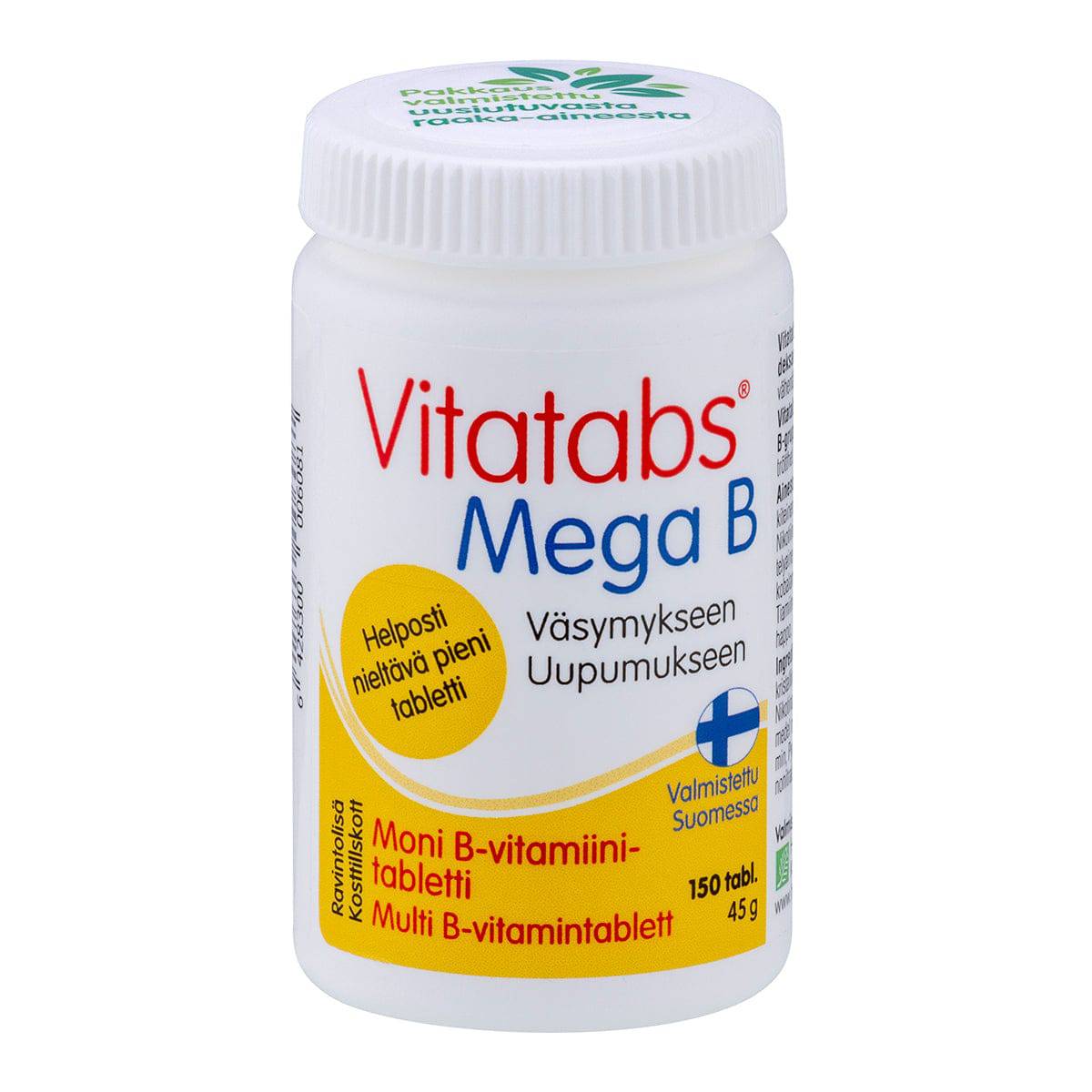 Vitatabs Mega B 150 tabl. - Sinunapteekki.fi