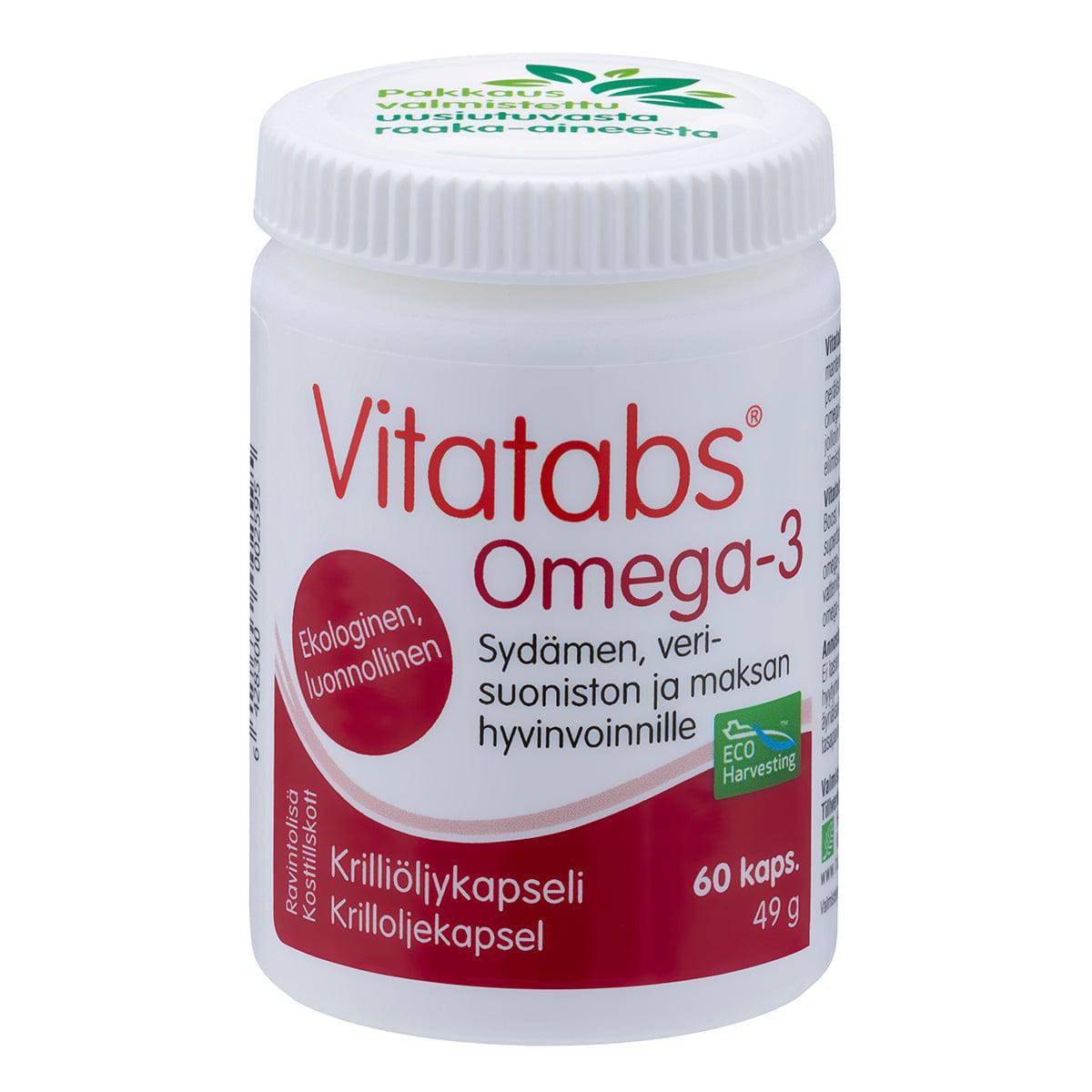 Vitatabs Omega-3 Krilliöljykapseli 60 kaps. - Sinunapteekki.fi