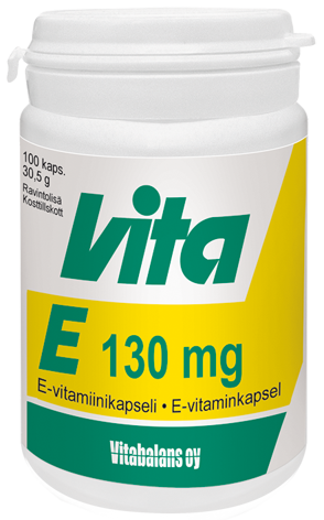 Vita E 130 mg - E-vitamiinikapseli