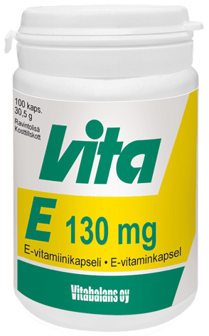 Vita E 130 mg - E-vitamiinikapseli