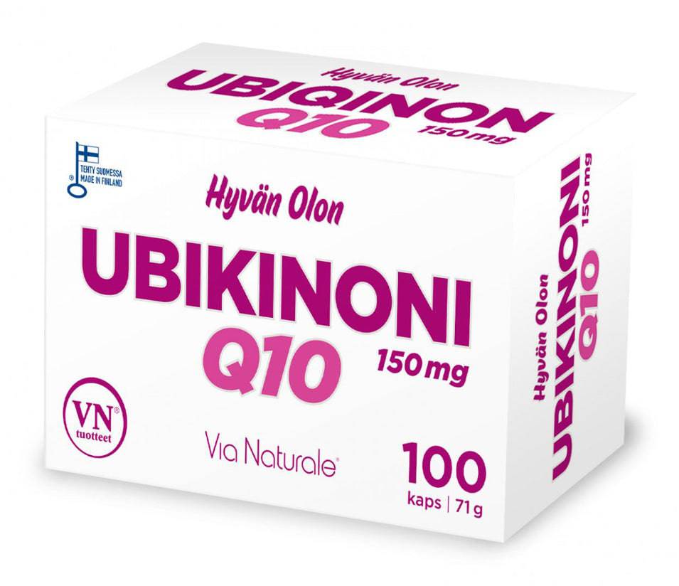 Hyvän Olon Ubikinoni Q10 150 mg - Sinunapteekki.fi