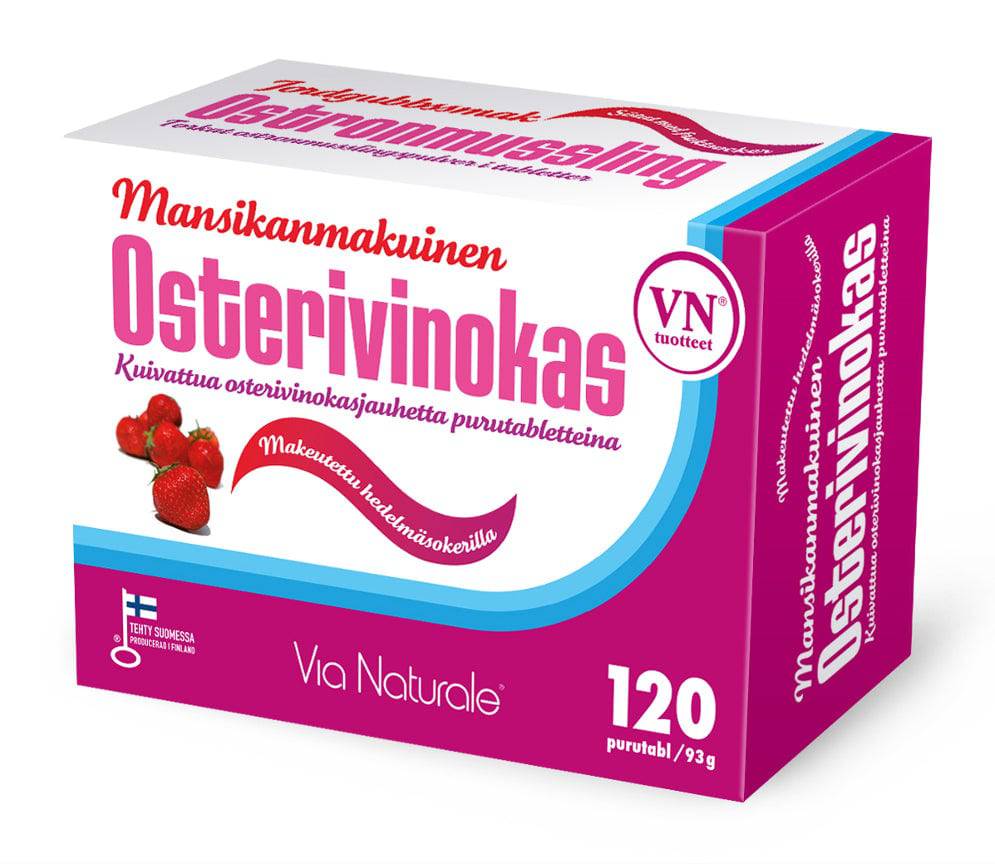 Osterivinokas 120 tabl. - Sinunapteekki.fi