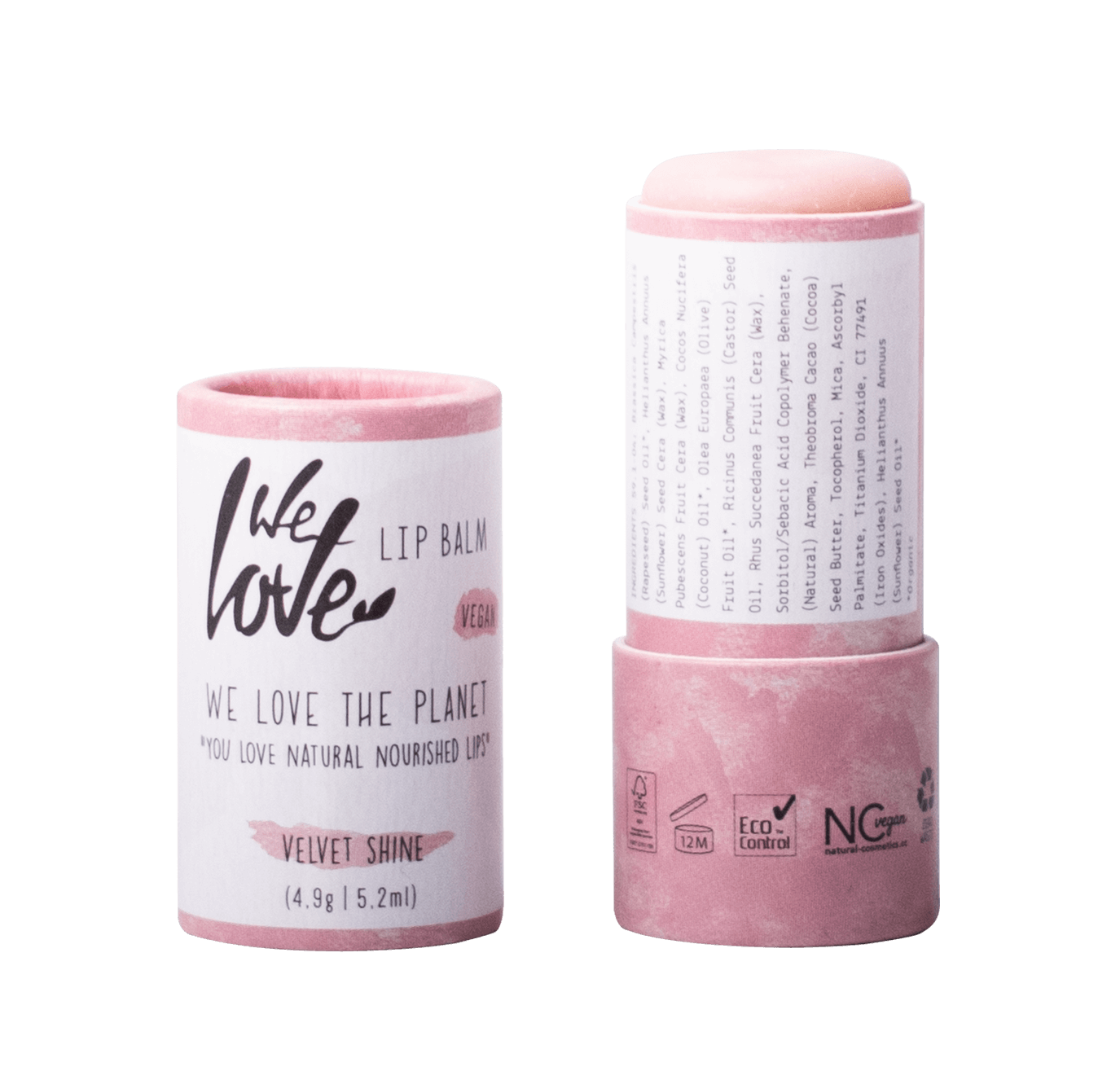 We Love The Planet Velvet Shine Lip Balm - Huulivoide 4,9 g