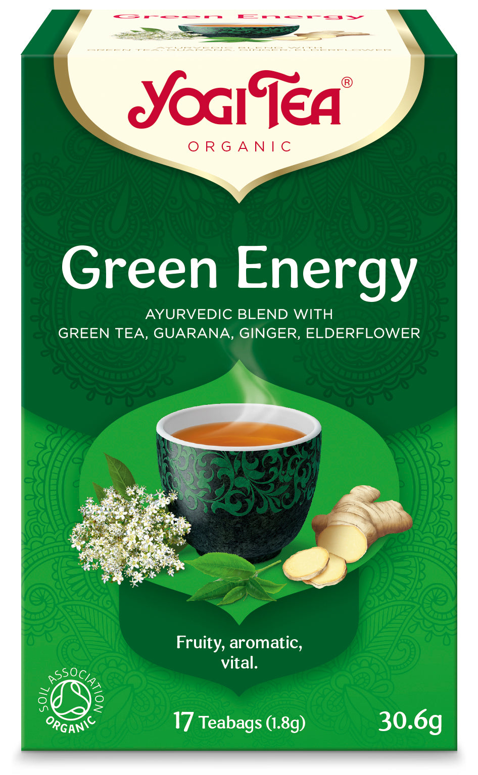 Yogi Tea Green Energy - Vihreä tee 17 teepussia