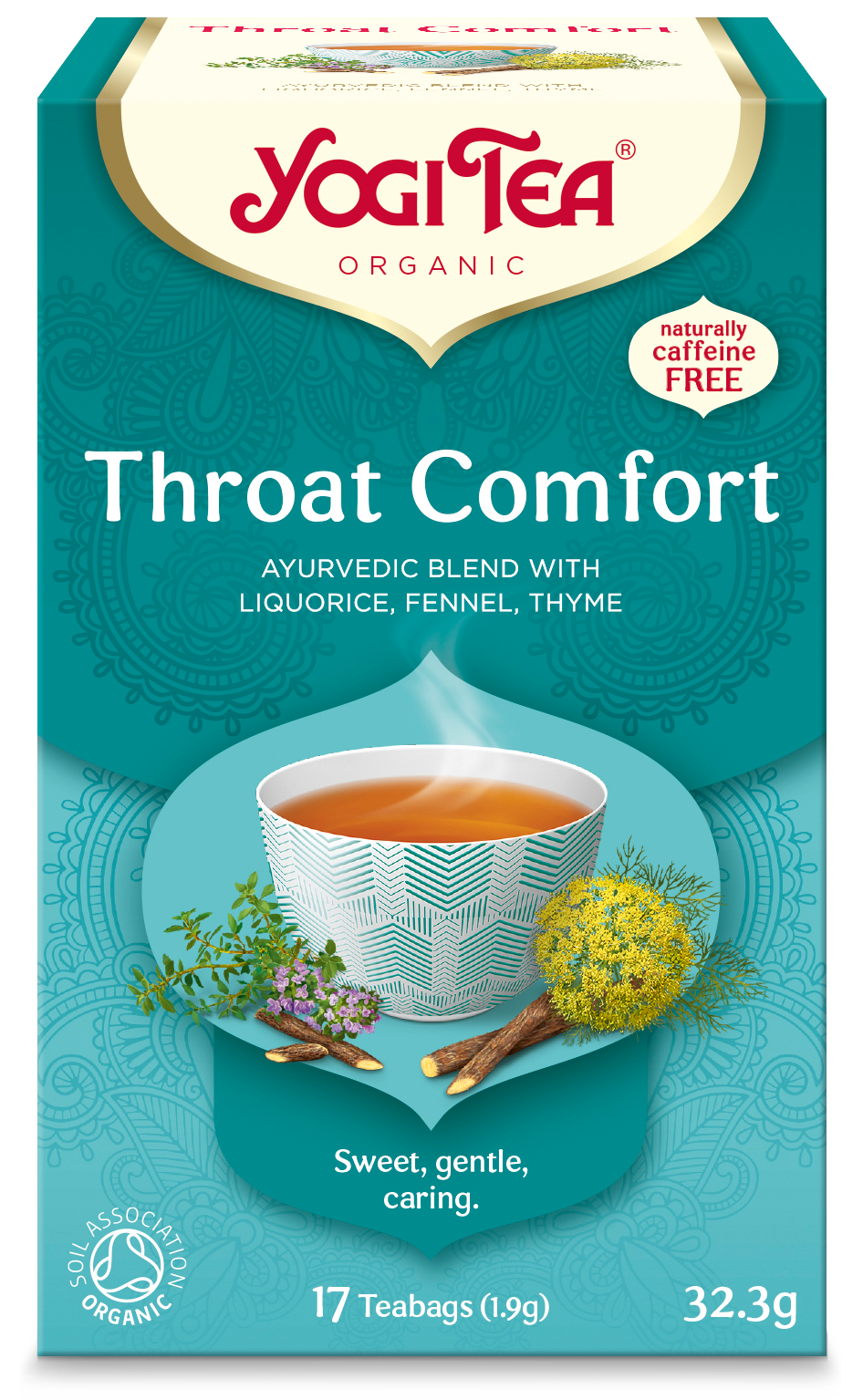 Yogi Tea Throat Comfort - kurkkua rauhoittava tee  17 teepussia