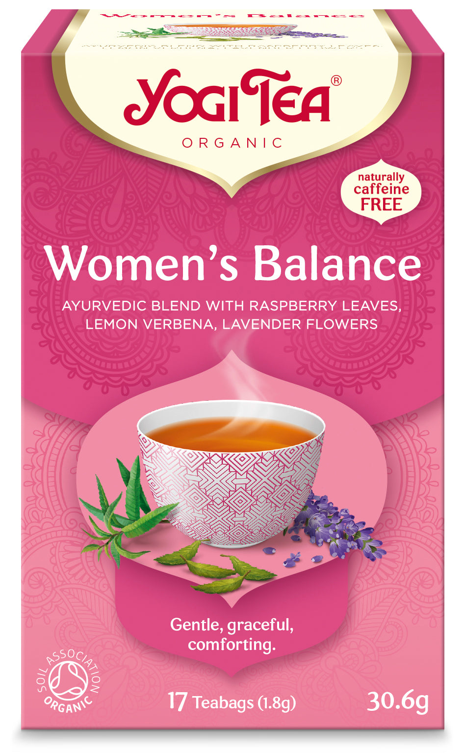 Yogi Tea Women´s Balance - mieto teesekoitus naiselle 17 teepussia.