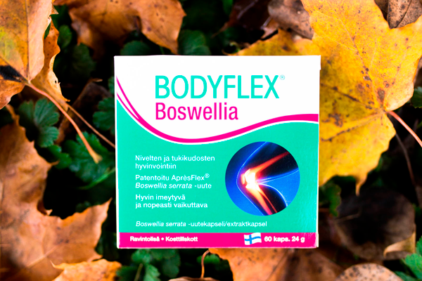 Kotimainen Bodyflex® Boswellia - Nivelten ja tukikudosten hyvinvointiin