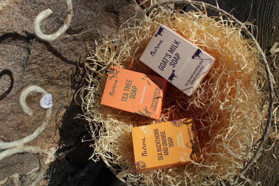 Nurmen palasaippuat esillä 