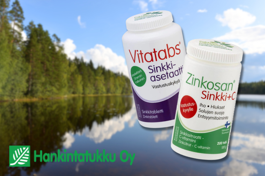 Sinkkivalmisteet hyvinvointisi tueksi Hankintatukulta