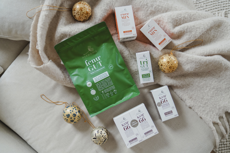 Harmonia-sarjaan kuuluu KSM66, curaMIN, triGUT ja fenuGUT.