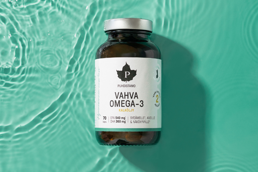 Sydän, aivot, silmät – riittääkö Omega-3:n saantisi?