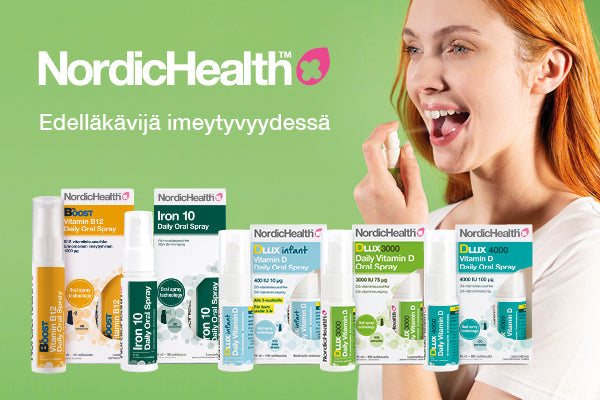 Suihkemuotoinen vitamiini - hyödynnä tehokas imeytyminen