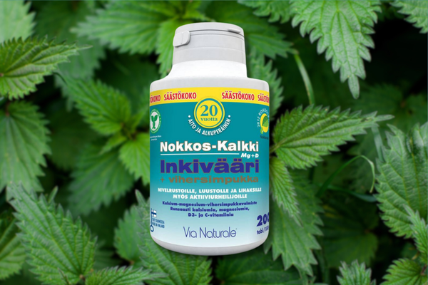 Via Naturale: Nokkos-Kalkki-Inkivääri + Vihersimpukka