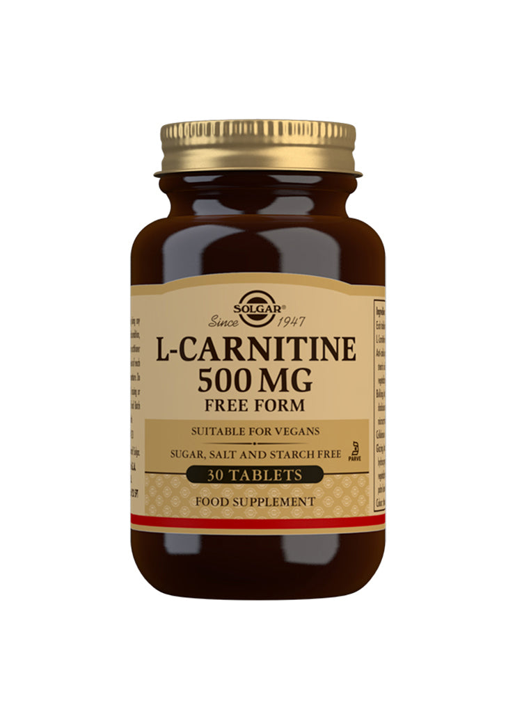 Solgar L-Carnitine 500 mg - L-Karnitiini 30 tabl.