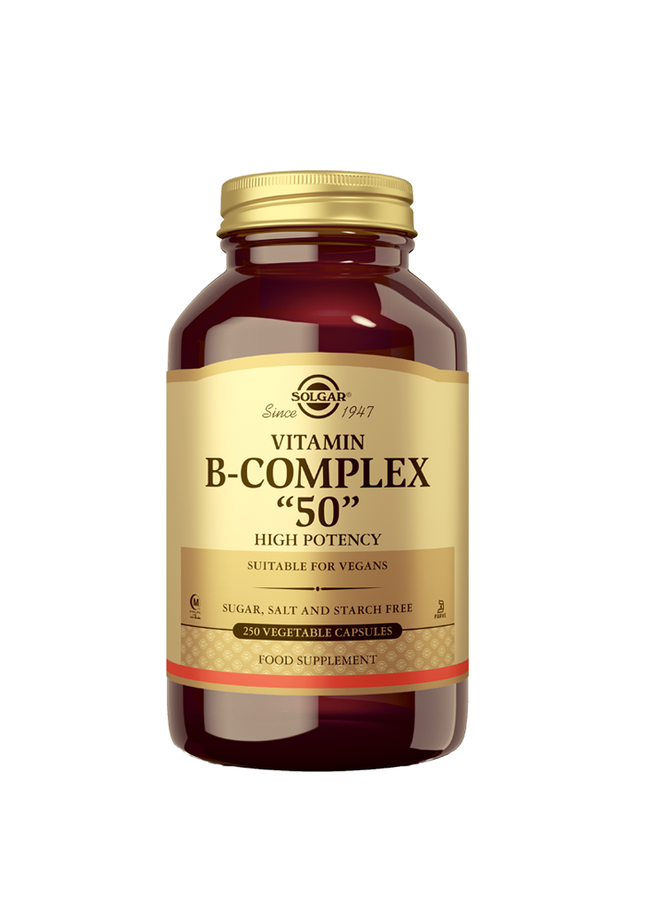 Solgar Vitamin B-Complex "50" - b-vitamiinivalmiste 250 kaps.