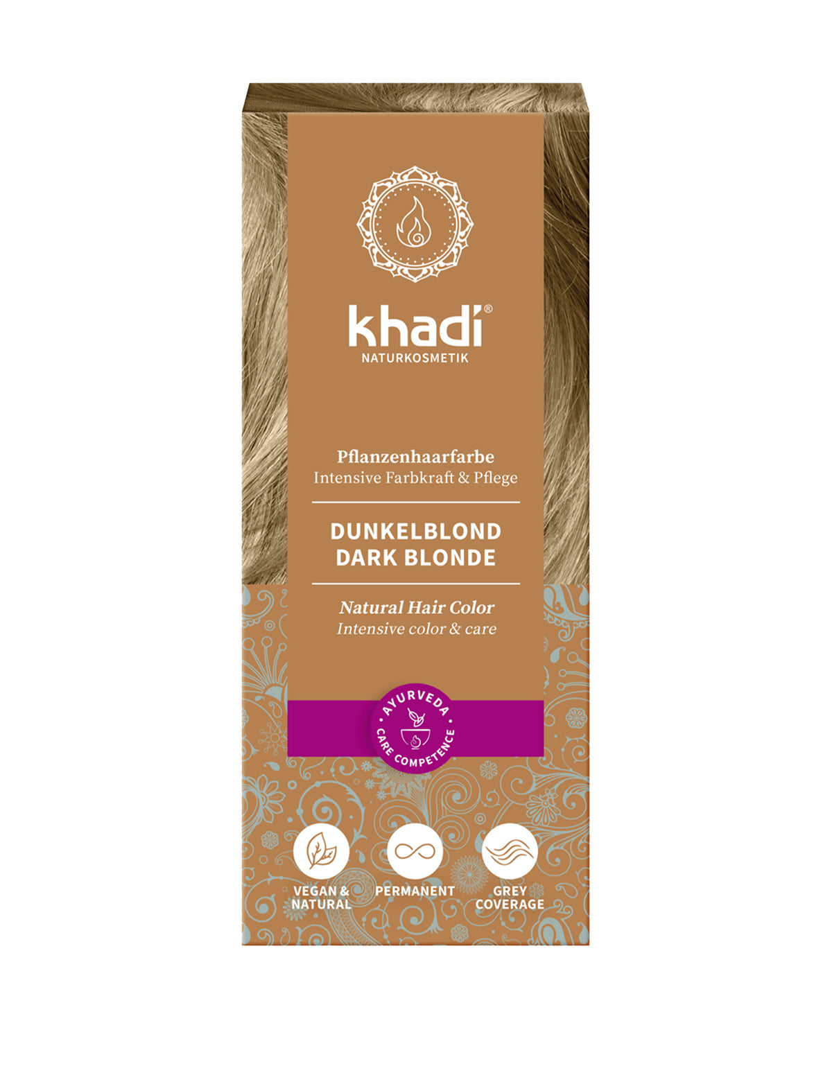 Khadi Jauhemainen Kasviväri Dark Blonde 100 g