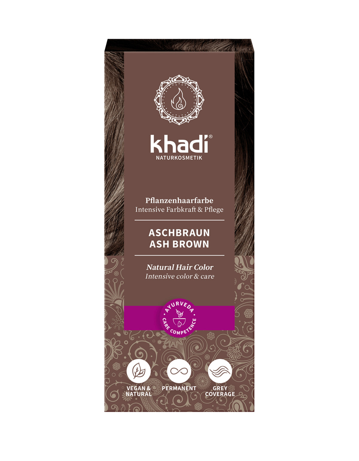 Khadi Jauhemainen Kasviväri Ash Brown - Tuhkan ruskea 100 g