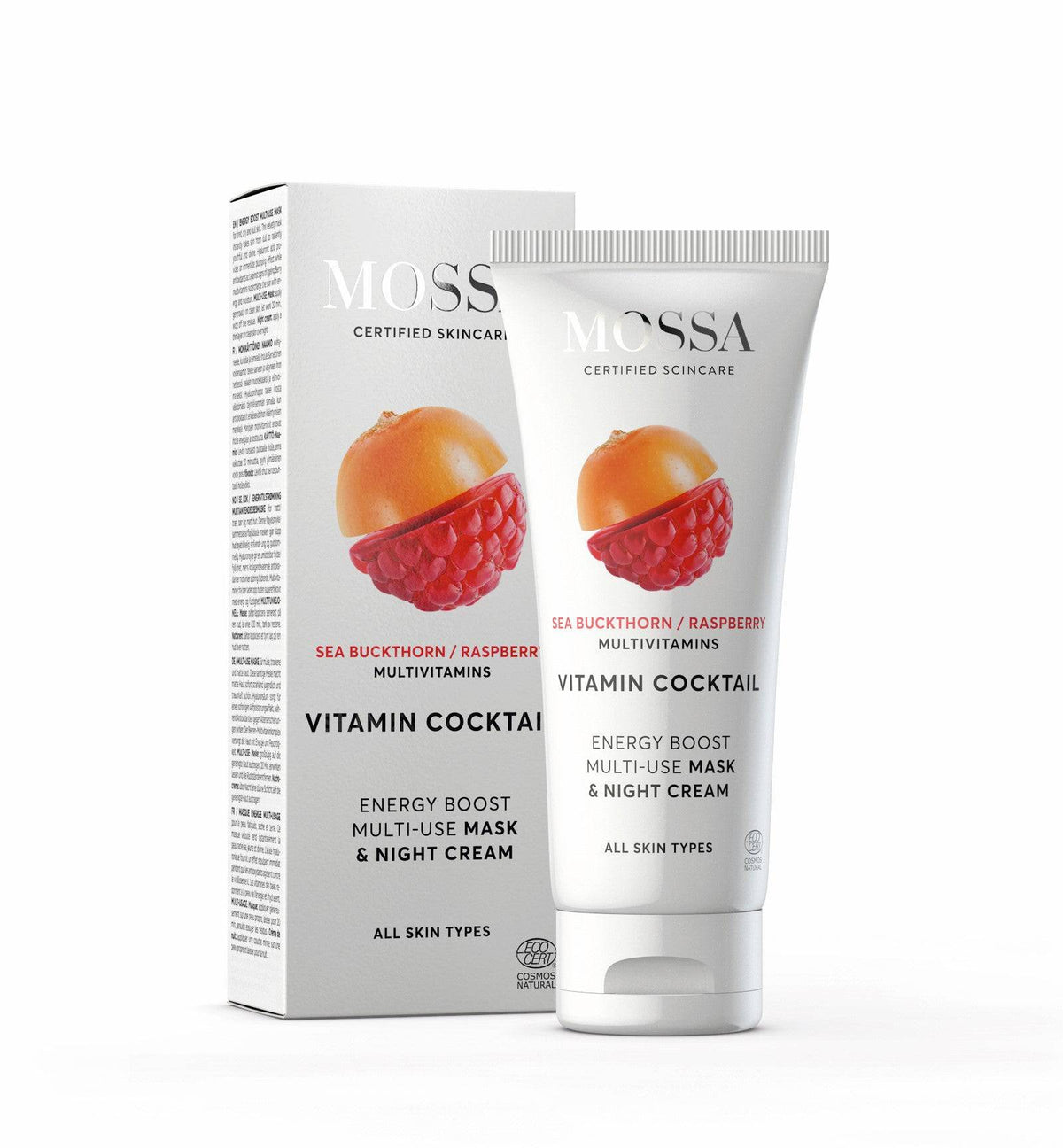 Mossa Vitamin Cocktail Energy Boost Multi-Use - Naamio & yövoide