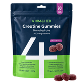 4 HIM & HER Creatine Gummies 90 kpl