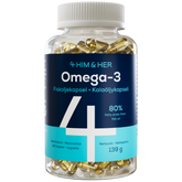 4HIM & 4HER Omega-3 Premium Fish Oil - Kalaöljykapseli 120 kaps.