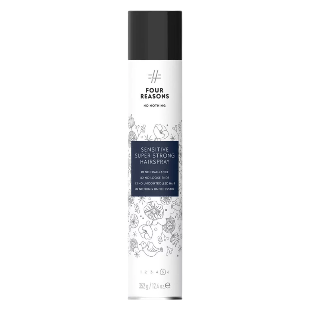 Four Reasons No Nothing Sensitive Super Strong Hairspray - Hiuskiinne 500 ml