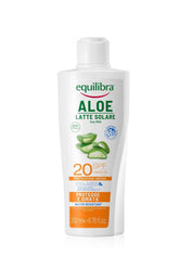 Equilibra Aloe Latte Solare Sun Milk SPF20 - aurinkovoide 200 ml