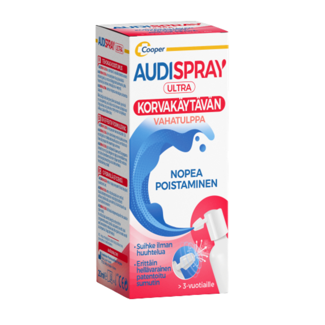 audispray, ultra, korvasuihke, 20 ml