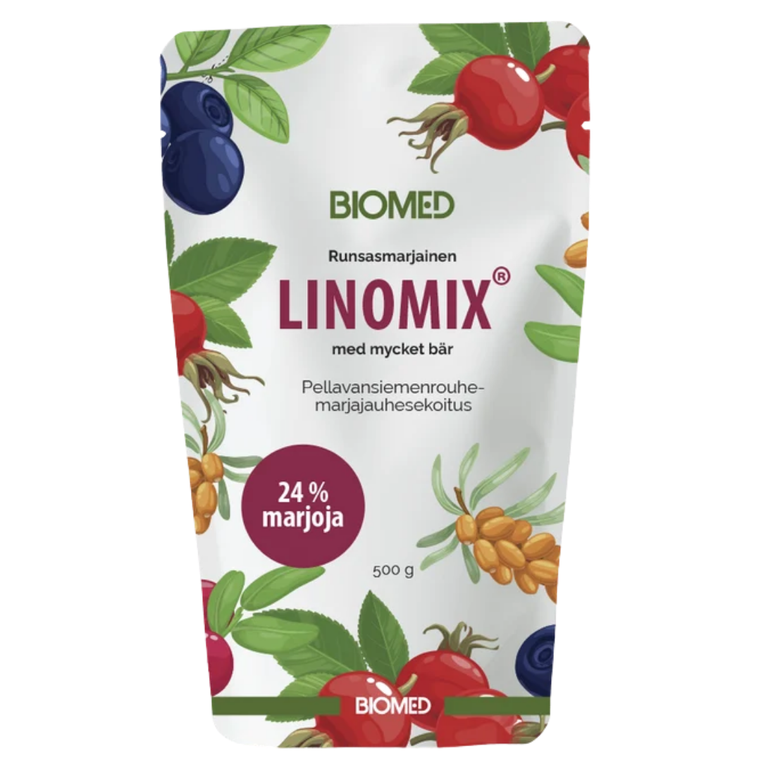 Biomed Linomix - Pellavansiemenrouhe 500 g