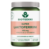 Bioteekki Super Laktoferriini 150 mg + Rauta & C-vitamiini 40 kaps.