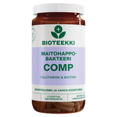 Bioteekki Maitohappobakteeri COMP + Glutamiini & Biotiini  80+10 kaps. Life pakkaus