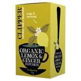 Clipper sitruuna ja inkivääri teehauduke, 20 pussia