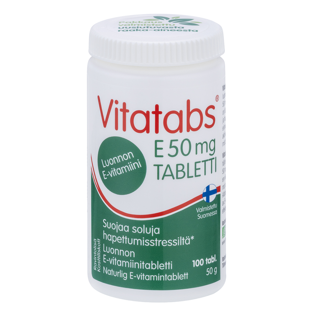 Vitatabs E 50 mg 100 tabl.