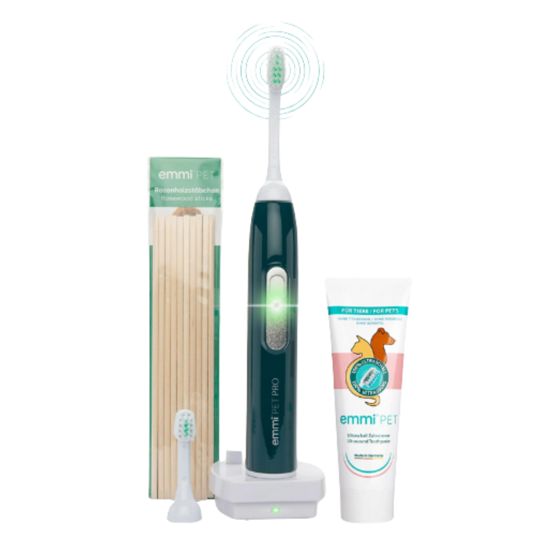 emmi®-pet PRO Ultraäänihammasharja - Koirille ja Kissoille