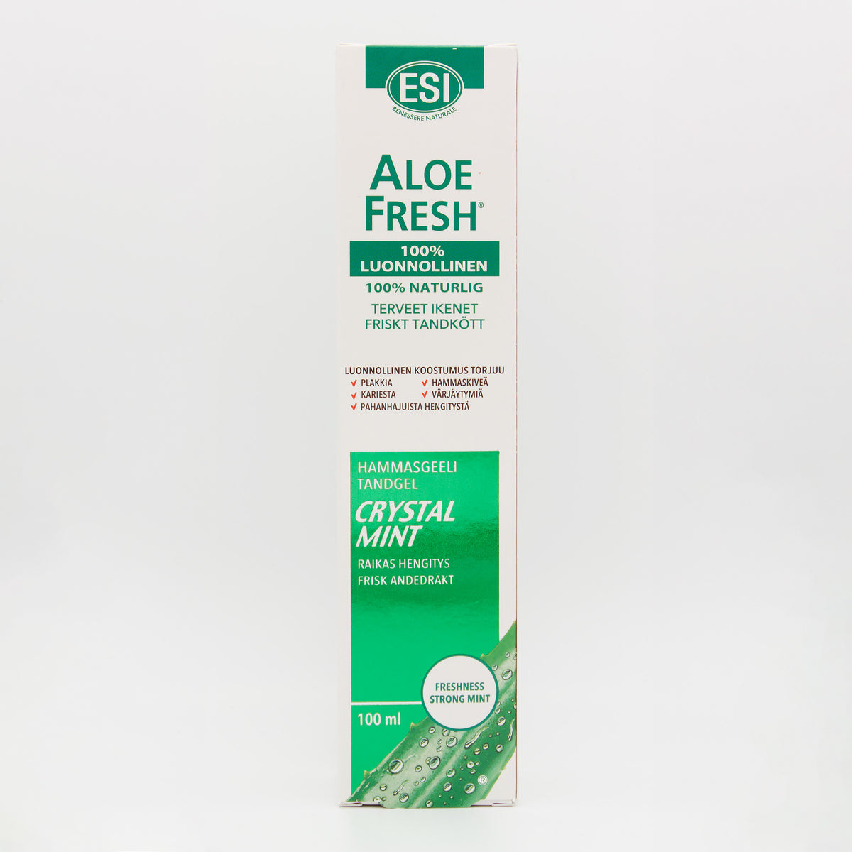 ESI Aloe Fresh Crystal Mint - Hammasgeeli raikas hengitys 100 ml