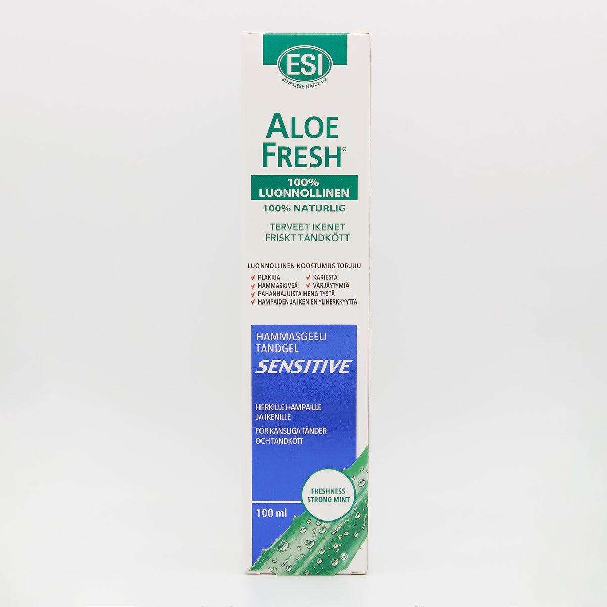 ESI Aloe Fresh Sensitive - Hammasgeeli herkille hampaille ja ikenille 100 ml