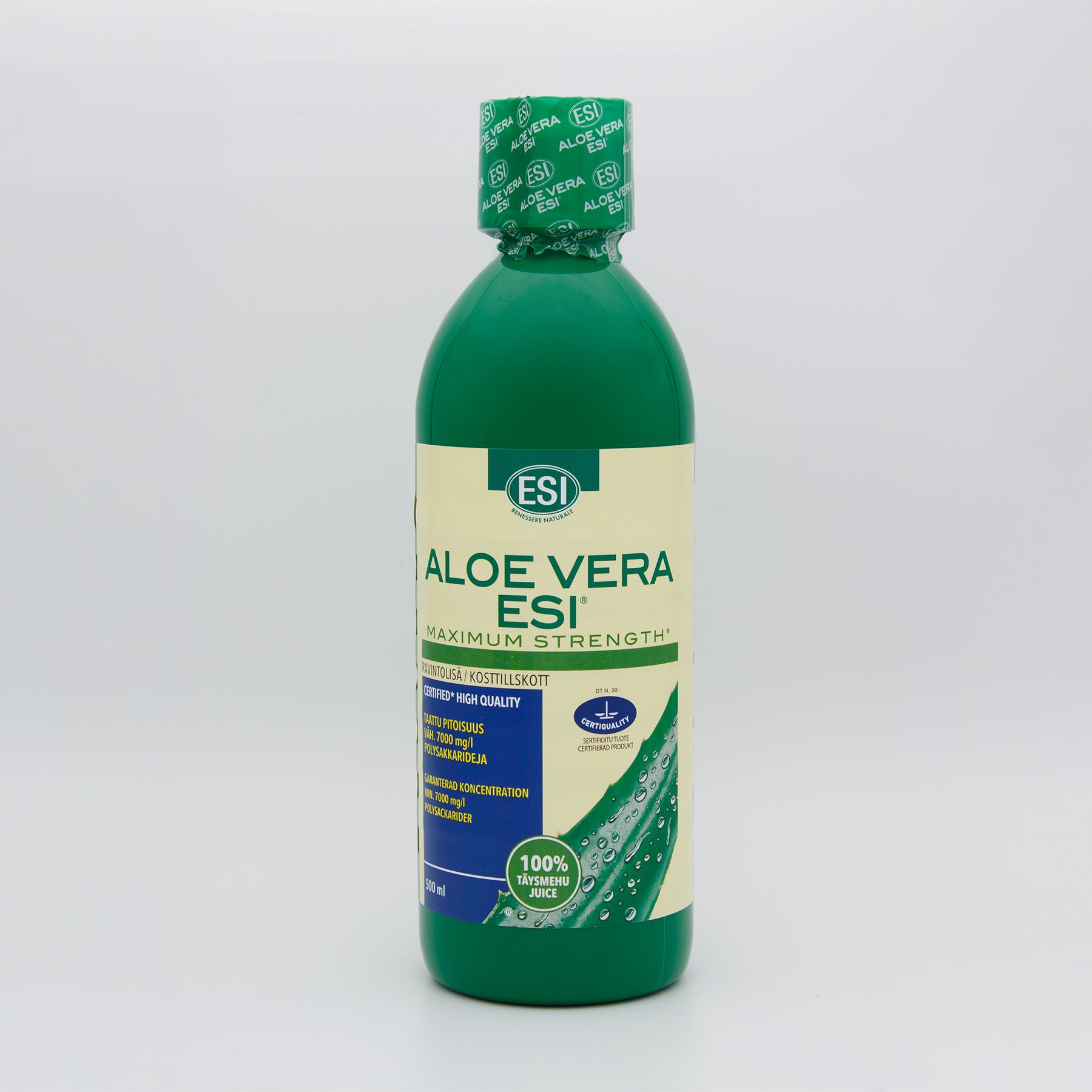 ESI Aloe Vera Maximum Strength - Täysmehu 500 ml