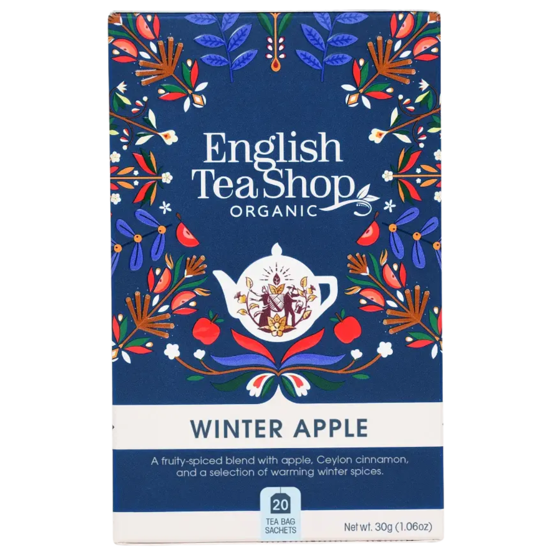 English tea shop, winter apple, 20 teepussia