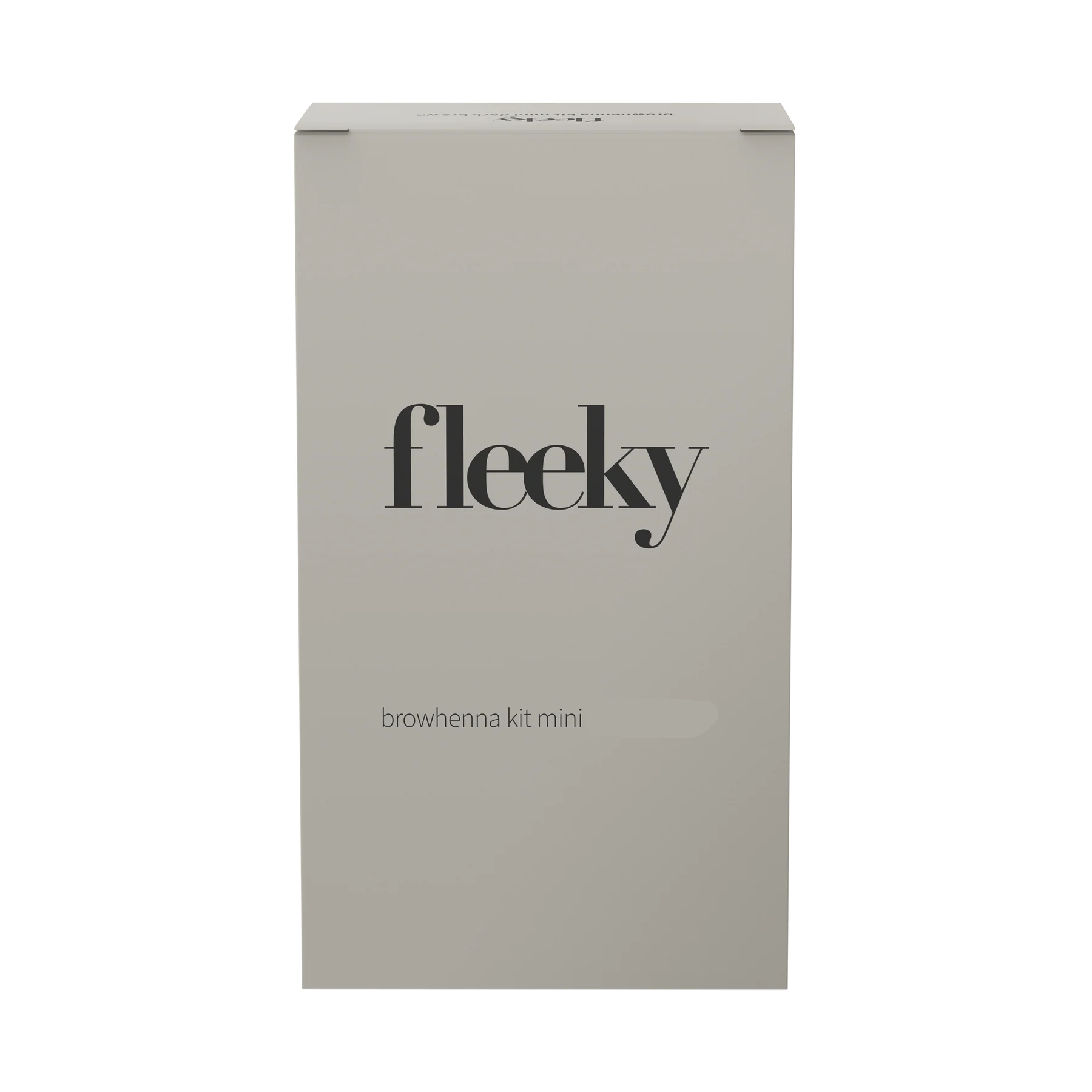 Fleeky, Browhenna Kit Mini, Kulmien Kestoväri, Dark Brown