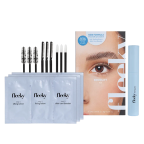 Fleeky Browlift Kit - Kotilaminointi Kulmakarvoille, sisältö