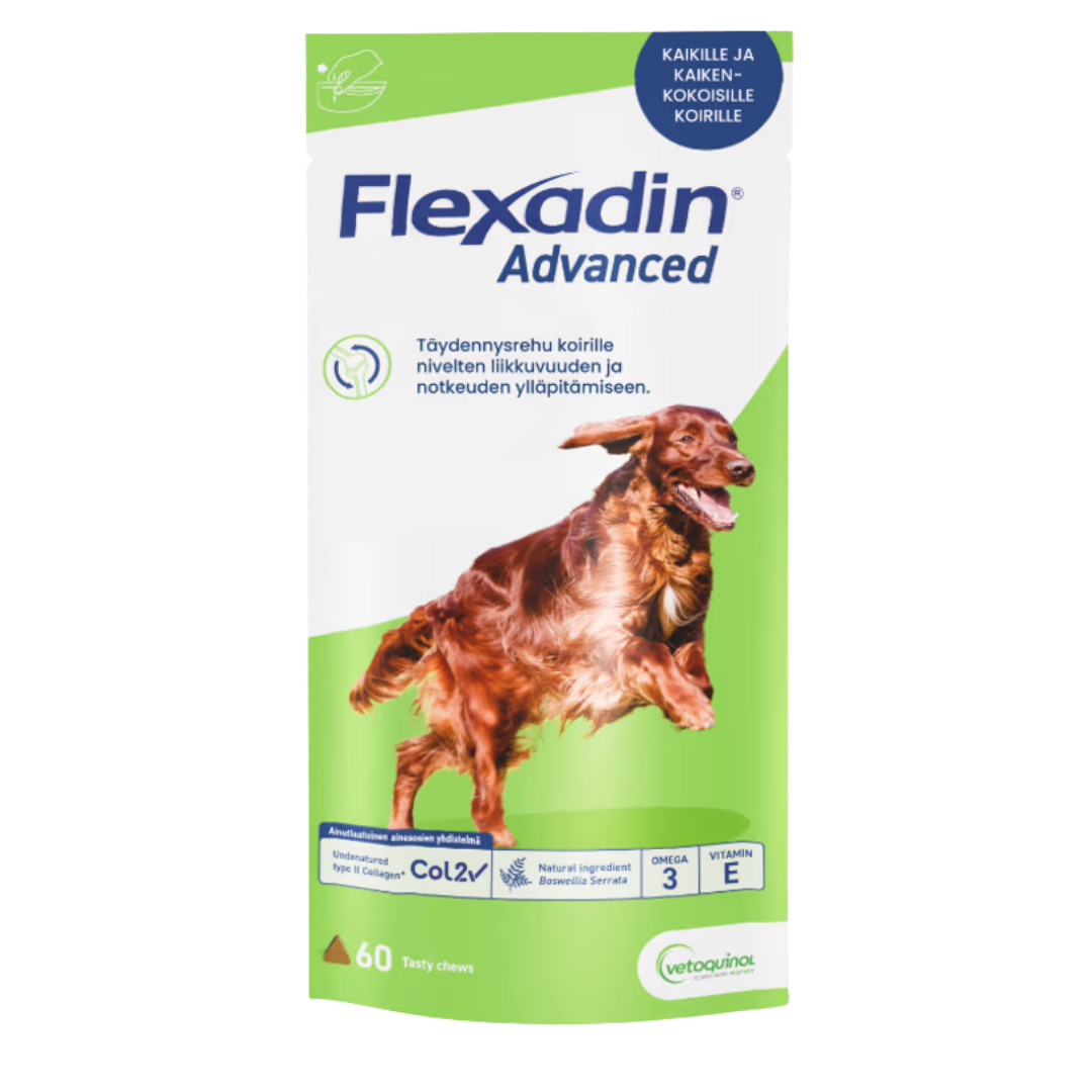 Flexadin Advanced 60 purutablettia koirille