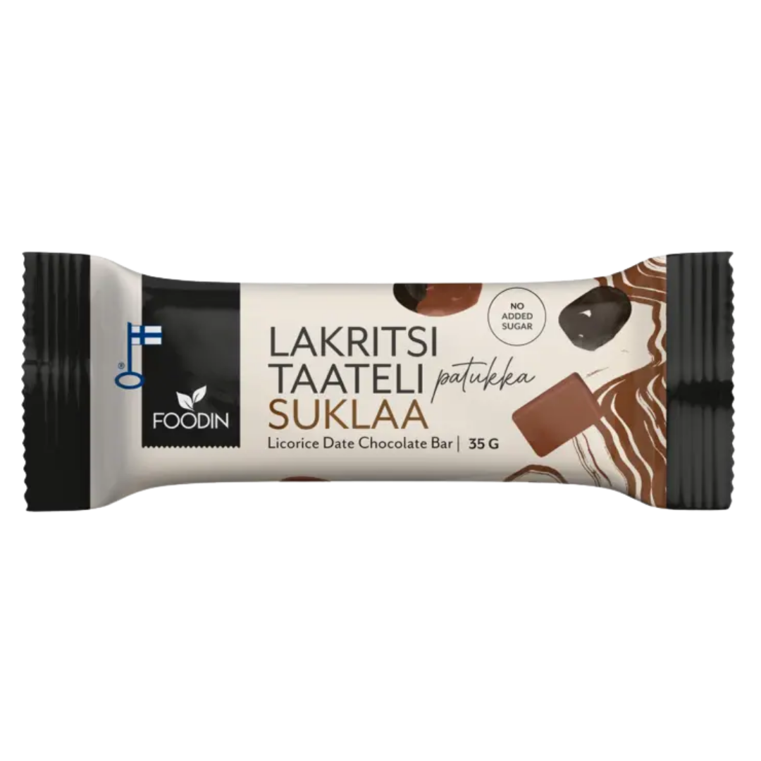 Foodin Laktritsitaatelipatukka Suklaa 35 g