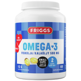 Friggs Omega-3 Kalaöljy 500 mg 160 kaps.