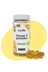 hey'Mo Omega-3 Gummies EPA & DHA - Pehmopalat 60 kpl - Päiväys 12/2023
