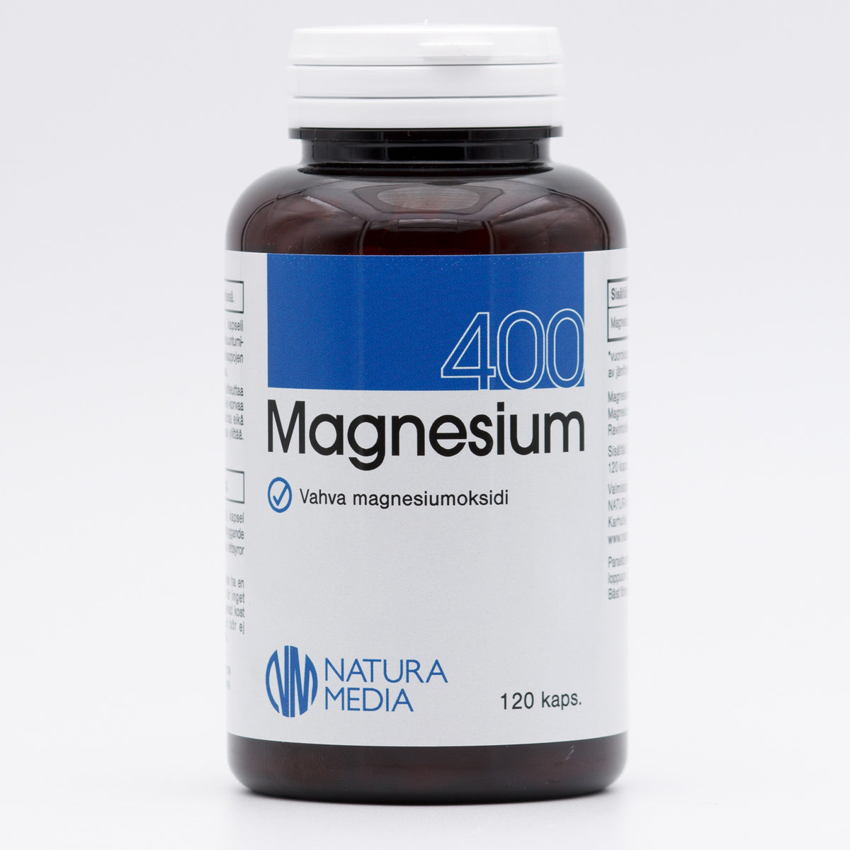 Natura Media Magnesium 400 mg 120 kaps.
