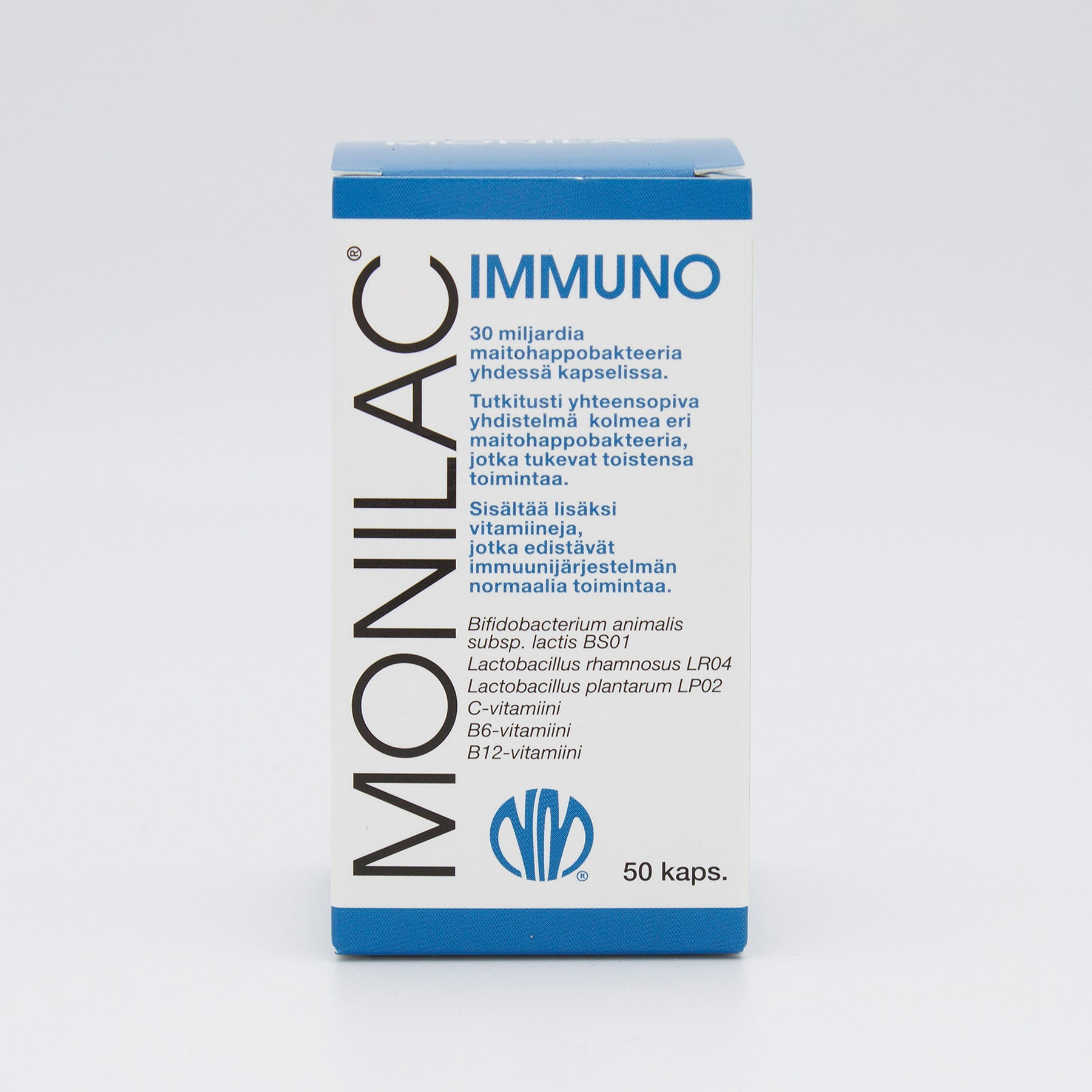 Monilac Immuno - Maitohappobakteeri 50 kaps.