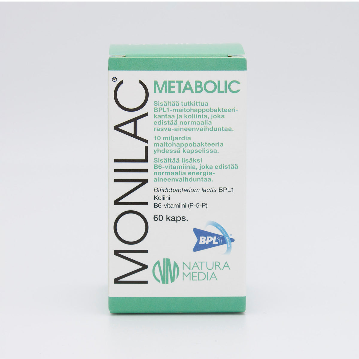 Monilac Metabolic - Maitohappobakteeri 60 kaps.